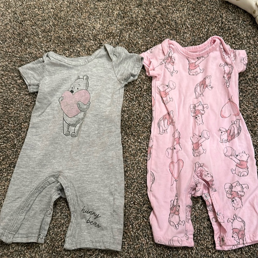 Set of Newborn Disney Baby Winnie the Pooh NB bodysuits